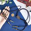 2Pcs 2 Style Imitation Leather Cords Bolo Ties NJEW-GF0001-08-3