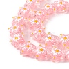 Transparent Glass Beads Strands LAMP-F029-03B-3