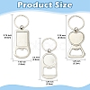 1Pc Zinc Alloy Cabochon Settings Bottle Openers AJEW-YW0002-13-3