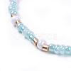 Adjustable Nylon Thread Braided Beads Bracelets BJEW-JB04377-3