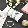 Leather Pillow Jewelry Bracelet Watch Display BDIS-H015-1-6