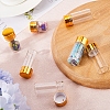 40Pcs Clear Glass Bottles Bead Containers CON-SC0001-15B-02-4