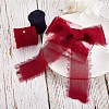 2 Rolls 2 Colors Polyester Ribbon OCOR-SZ0001-09-4
