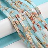 Synthetic Imperial Jasper Dyed Beads Strands G-D077-C01-11-2