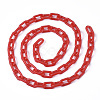Opaque Acrylic Cable Chains SACR-N010-002F-2