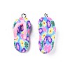 Handmade Polymer Clay Pendants X-PORC-S1007-48-3
