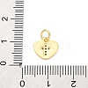 Brass Micro Pave Cubic Zirconia Pendants KK-D325-42G-3