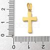 Ion Plating(IP) 304 Stainless Steel Micro Pave Cubic Zirconia Pendants STAS-Z107-08G-09-3