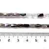 Electroplate Glass Beads Strands EGLA-D030-07C-4