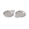 Rack Plating Alloy Pendant Cabochon Settings FIND-I030-09P-2