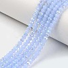 Electroplate Glass Beads Strands EGLA-A034-J2mm-L03-1