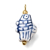 Handmade Porcelain Pendants PR-CBA0027-03G-05-1