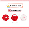 24Pcs 3 Style Craft Pom Pom for DIY Doll Keychain Hair Accessories DIY-FG0004-20-2