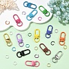 22Pcs Zinc Alloy Baking Paint Swivel Snap Hook Clasps FIND-YW0010-50-5
