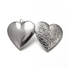 Tarnish Resistant 316 Stainless Steel Locket Pendants X-STAS-P268-08P-4
