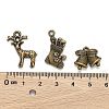Christmas Mixed Style Tibetan Style Alloy Pendants TIBEP-F040-02AB-4
