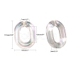 Transparent Acrylic Linking Rings PACR-R246-061B-4