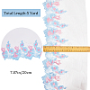 Flower Pattern Polyester Embroidered Ornament Accessories DIY-WH0308-279-2