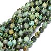 Natural African Turquoise(Jasper) Beads Strands G-O201B-65A-1