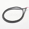 Grade AB Non-magnetic Synthetic Hematite Beads Strands G-P209-02-3mm-2