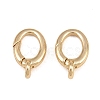 Brass Spring Gate Rings KK-CBAA482-02G-1