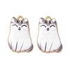 Alloy Enamel Pendants X-ENAM-M046-12G-D-2