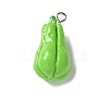Resin Iron Pendants RESI-D280-15-1