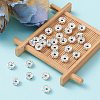 Brass Rhinestone Spacer Beads RB-YW0001-04D-02S-6