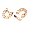Alloy Detachable Horseshoe D-Ring AL-CBA9266-01G-3
