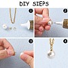 Brass Cup Pearl Peg Bails Pin Pendants KK-H759-29B-G-2