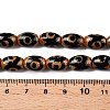 Natural Tibetan Agate 3-Eye Beads Strands G-T138-195C-5