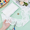 5Yards Flower Pattern Cotton Lace Ribbon OCOR-MA0001-71-3
