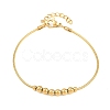 201 Steel Round Beaded Bracelets BJEW-D458-06G-5