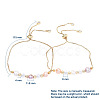Adjustable Brass Slider Bracelets BJEW-JB05182-6