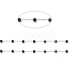 Glass Round Beaded Chains CHS-B003-04E-2