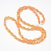 Electroplate Crystal Glass Rice Beads Strands EGLA-F042-A-3