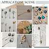 201 Stainless Steel Eyepin Pin Clutch Brooch Findings STAS-D266-01P-01-4