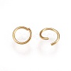 304 Stainless Steel Open Jump Rings STAS-P206-01G-C-2