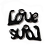 Spray Painted 201 Stainless Steel Charms STAS-G304-16D-1