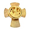 Cross Alloy Black Enamel Pins Brooches JEWB-M049-01AG-01-2