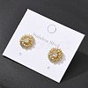 304 Stainless Steel Stud Earrings EJEW-R153-02G-1