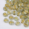 Plating Transparent Acrylic Beads TACR-T008-01A-1