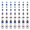 Evil Eye Jewelry Making Finding Kit FIND-PH0008-04-1