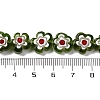 Handmade Millefiori Lampwork Beads Strands LAMP-G164-03K-4