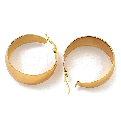 202 Stainless Steel Hoop Earring EJEW-H003-09G-02-1