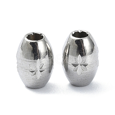 Tarnish Resistant 316 Stainless Steel Beads STAS-H191-06P-1