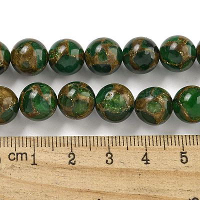 Synthetic Gold Clinquant Stone Beads Strands G-P549-A01-02D-1