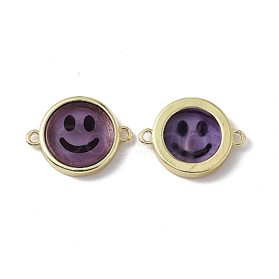 Natural & Synthetic Mixed Stone Connector Charms G-G977-07G-1