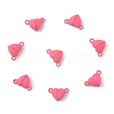 10 Sets Alloy Magnetic Clasps with Loops FIND-LP0004-76B-1