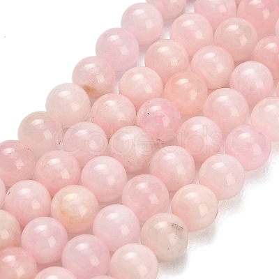 Natural Morganite Beads Strands G-H329-C11-8mm-1